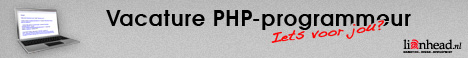 Vacature PHP programmeur